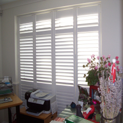 Hot sale nice price white PVC plantation shutters