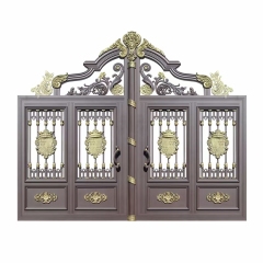 Modern Iron Pipe Fancy Gate Indian House Boundary Wall Automatic Slide Main Gate Designs for Home Wireless Anti Training