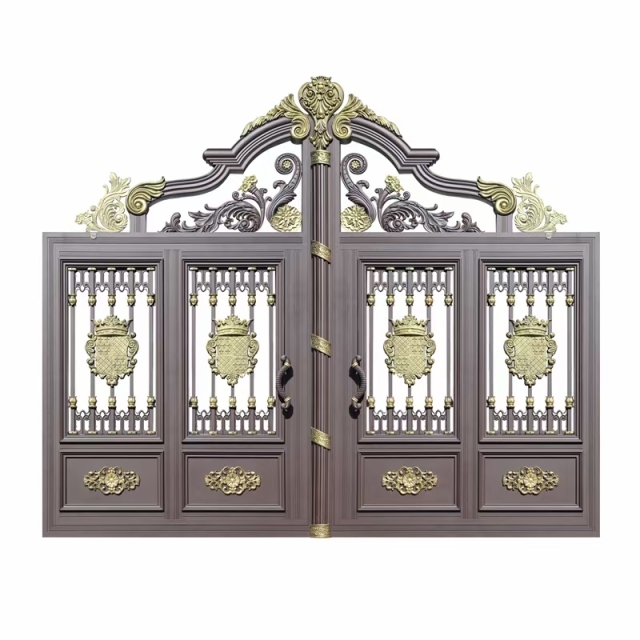 Modern Iron Pipe Fancy Gate Indian House Boundary Wall Automatic Slide Main Gate Designs for Home Wireless Anti Training