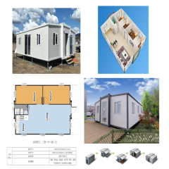 Custom Made Light Steel Structure Sandwich House Prefab House