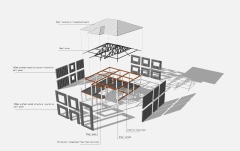 Custom Made Light Steel Structure Sandwich House Prefab House