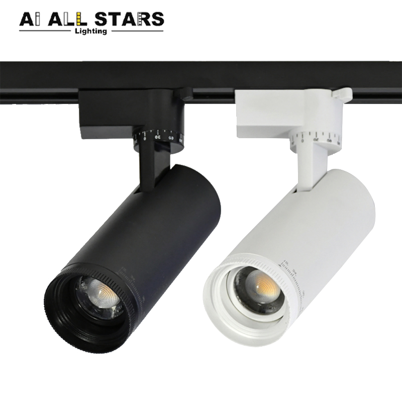 COB LED Track light Zoomable Dimmable Track Spot Light