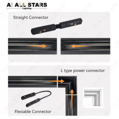 Tensile ceiling magnetic track 48v for aluminum profile