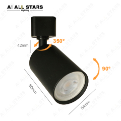 led track light fixture housing