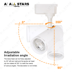 dimmable gu10 led track light