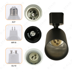 led track light fixture housing