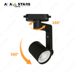 led track light fixture housing