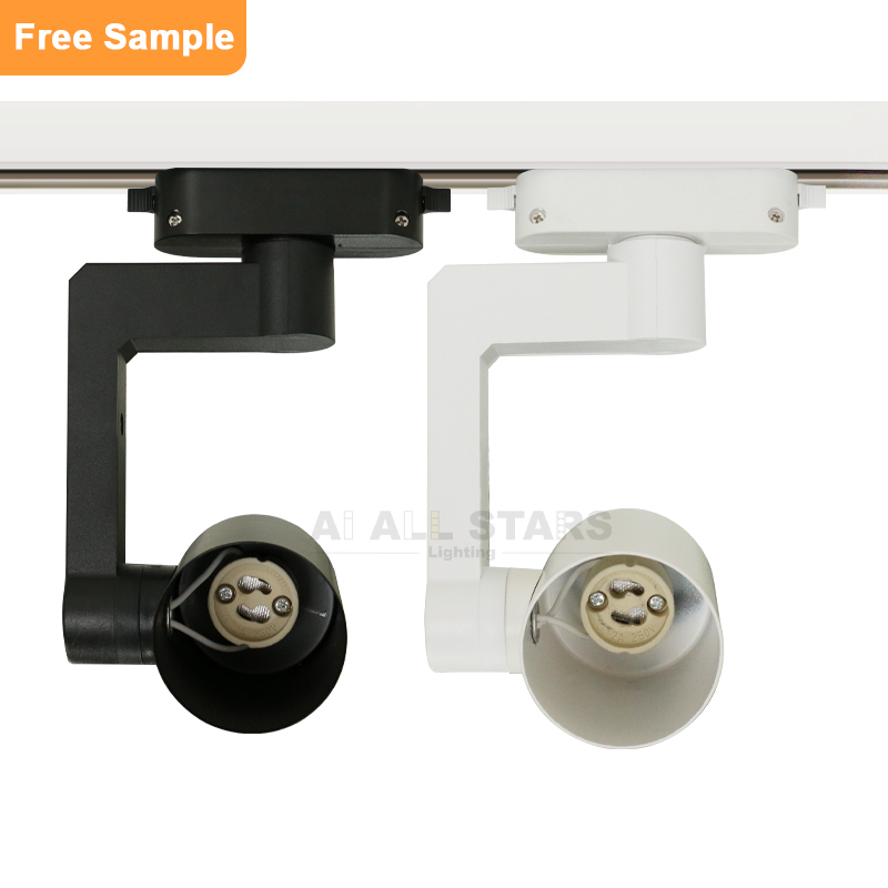 led track light fixture housing