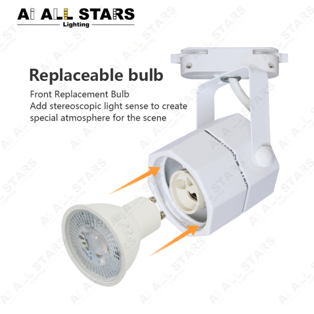 gu10 led track light fixture