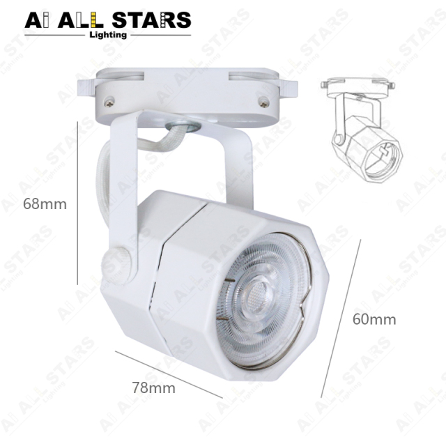 gu10 led track light fixture
