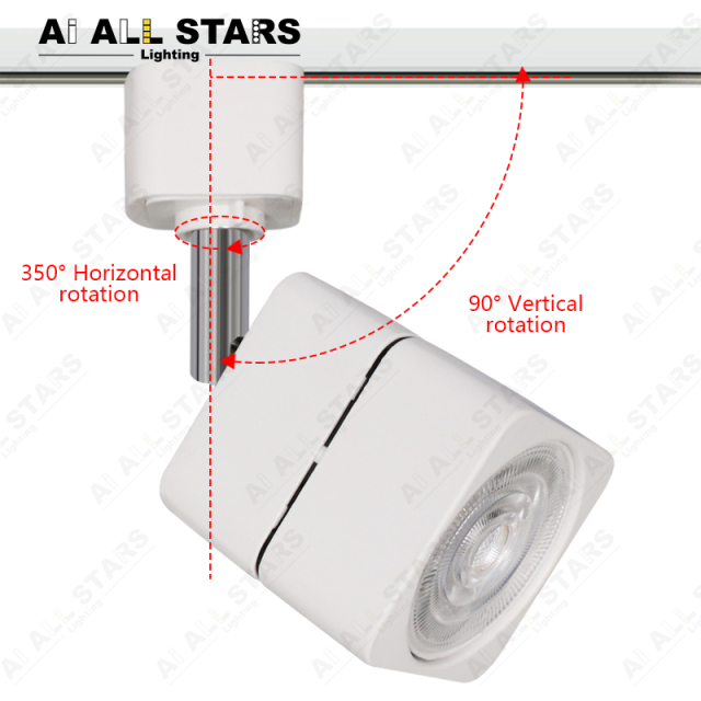 gu10 square track light