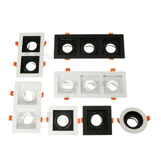 gu10 downlight fixture housing