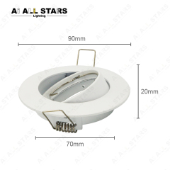 downlight gu10 frame housing