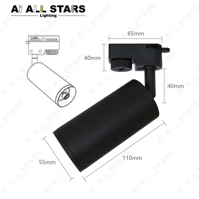 gu10 track light heads