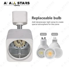 gu10 square track light