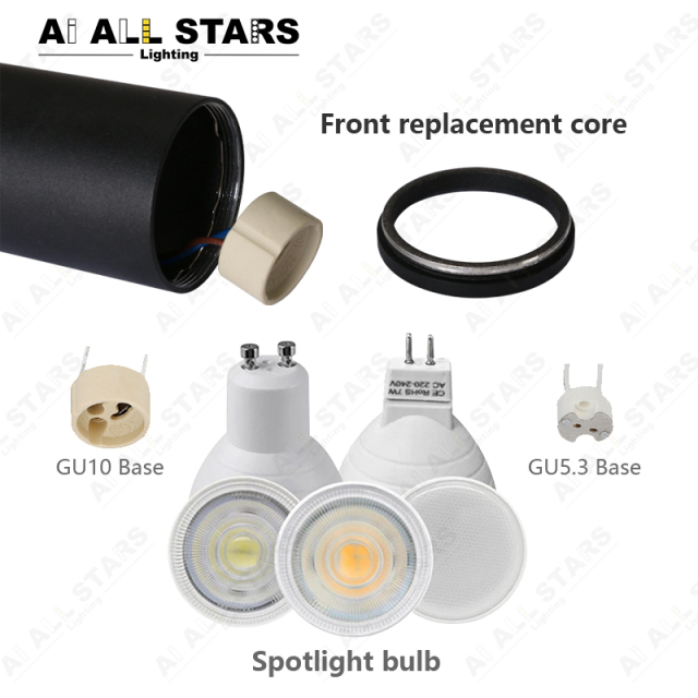 gu10 track light heads