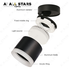 Downlight Gx53 Folding Lamps