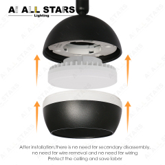 GX53 Led Track Ball Lighting
