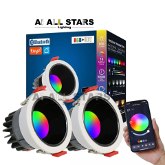 Bluetooth Wifi Cct Tuya Downlight RGB