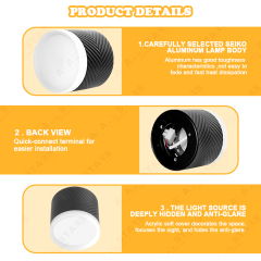 Cylinder Spotlight LED Downlight GX53
