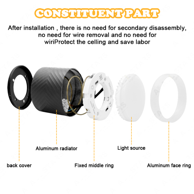 Cylinder Spotlight LED Downlight GX53