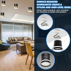 anti-glare downlight gx53 fixture