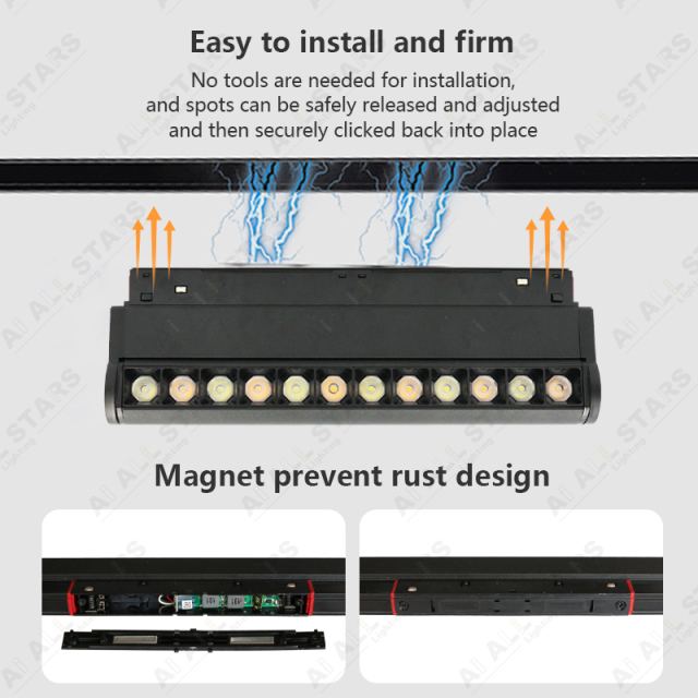 Magnetic Track Light 48V