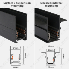 Magnetic Track Light 48V