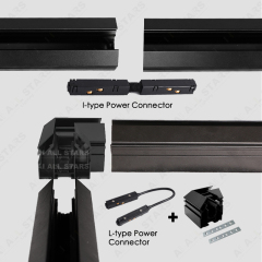 Stretch Tension Fabric Ceiling Magnetic Track Light