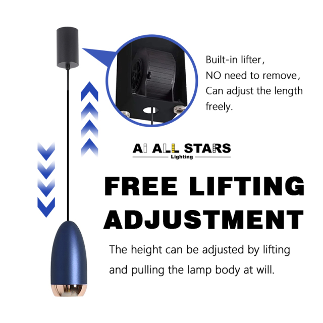 LED Ceiling Lift Pendant Light