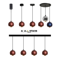 Adjustable Lifting Ball Chandelier
