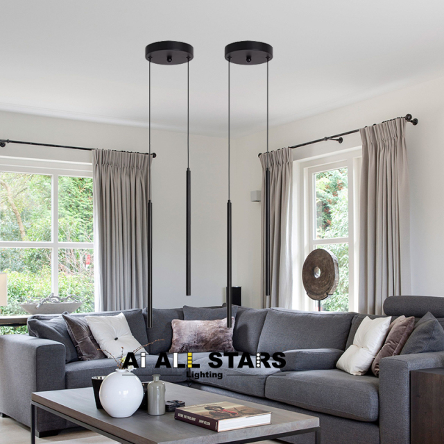 LED Nordic Chandelier Circle Pendant Light