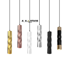 Long Tube Modern Pendant Chandelier Lights