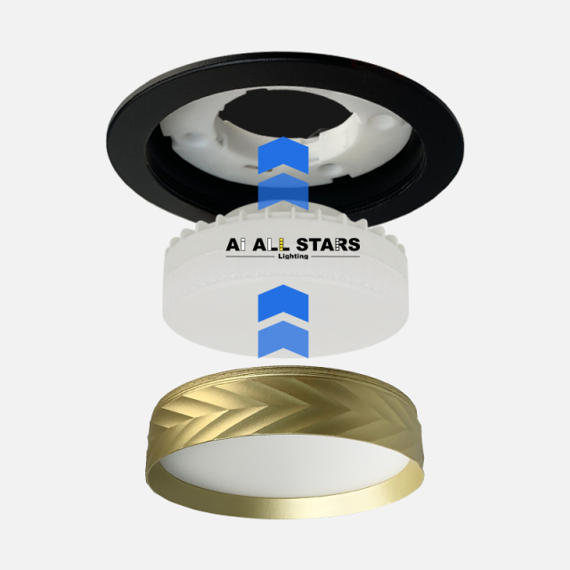 Gx53 Lamp Housing Fixture