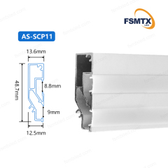 AS-SCP11 Factory Price Led Strip Light Wall Recessed Aluminum Profiles