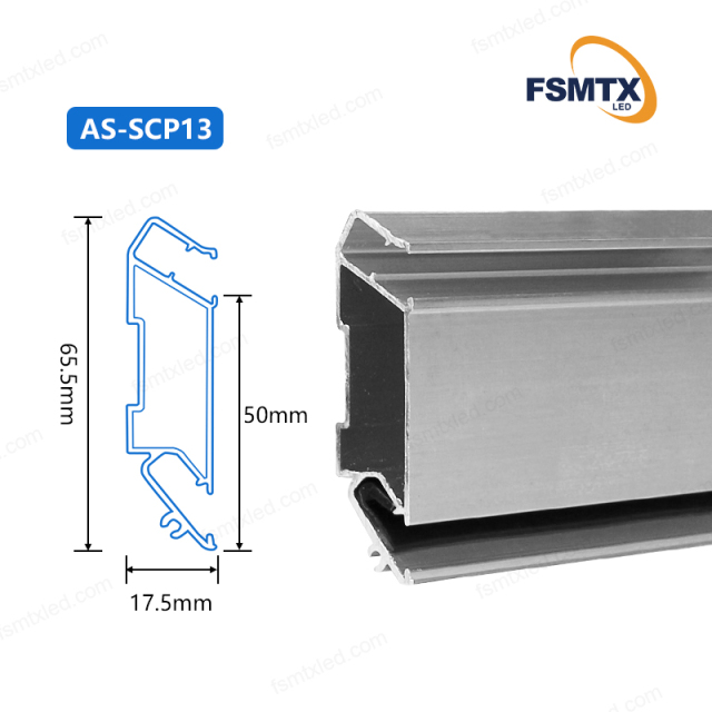 AS-SCP13 PVC Film Stretch Ceiling Fixing Profile