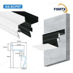 AS-SCP07 Hot-selling Factory Price Stretching Ceiling Aluminum Profiles