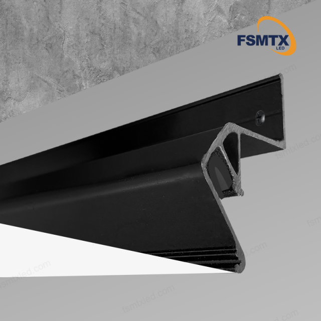 AS-SCP23 Russia Hot Sale Stretch Tension Fabric Ceiling LED Light Strip Aluminum Profile