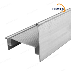 AS-SCP27 Russian Ukraine Kazakhstan Kyrgyzstan Stretch Tension Ceiling Film PVC Fabric Wall Track Frame Stretch  Aluminum Profile