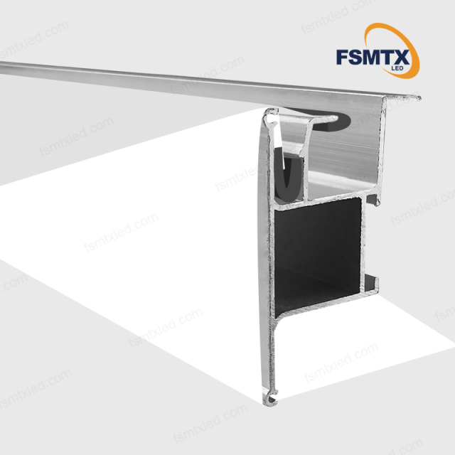 AS-SCP28 PVC Stretch Fabric Ceiling Film Wall Aluminum Profiles