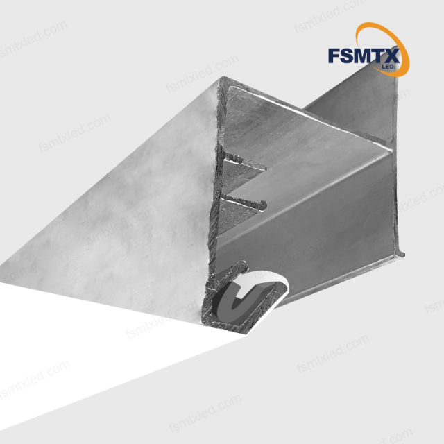 AS-SCP31 PVC Stretch Ceiling Film Wall Aluminum Profiles 