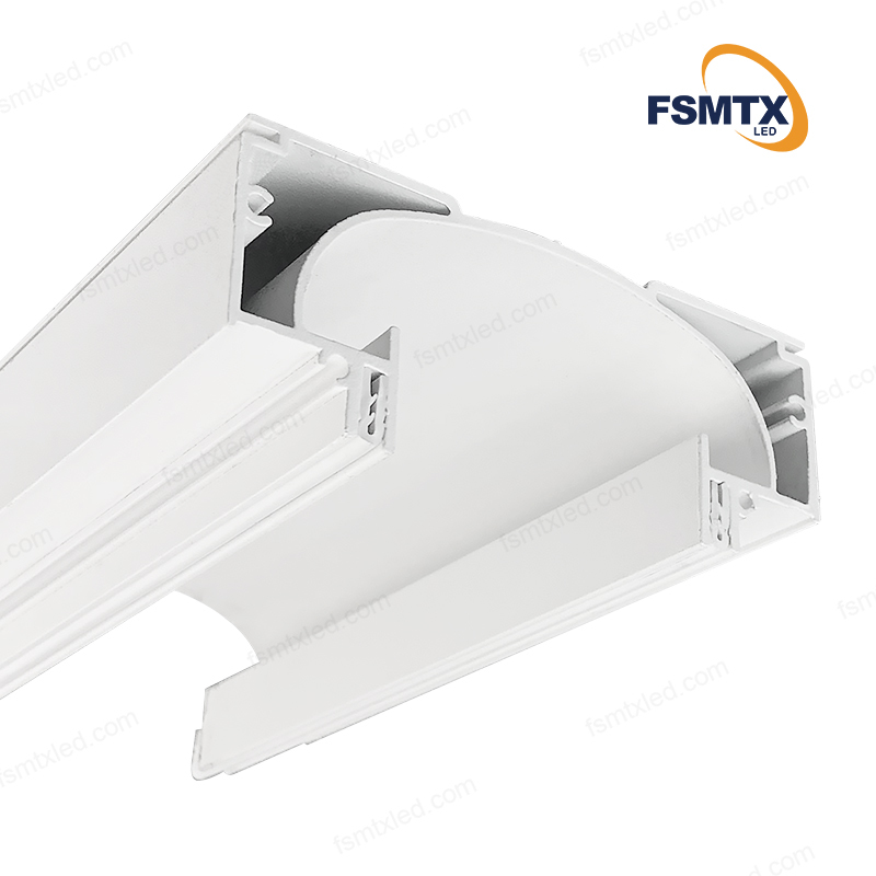 AS-SCP34  PVC Film LED Strips Stretch Ceiling Aluminum Profile