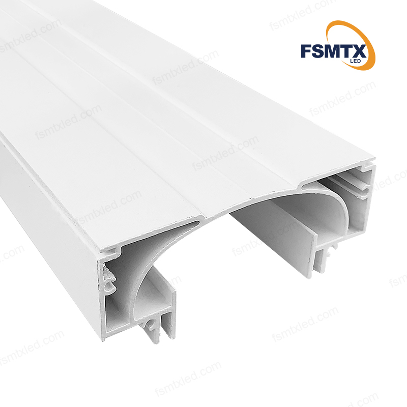 AS-SCP34  PVC Film LED Strips Stretch Ceiling Aluminum Profile