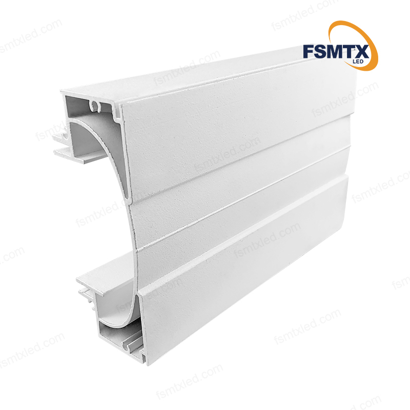 AS-SCP34  PVC Film LED Strips Stretch Ceiling Aluminum Profile