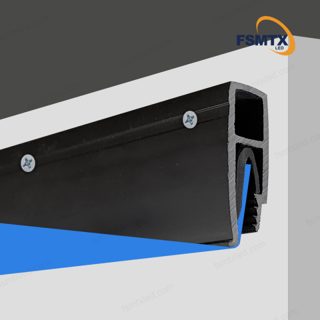 AS-SCP42 Stretch PVC Fabric Wall Track System Ceiling Aluminum Profile