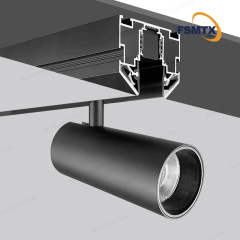 AS-SPM01 Hot-selling LED Magnetic Spot Light Magnetic Track Stretching aluminum Profile
