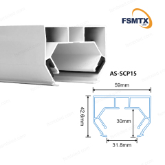 AS-SCP15 Factory Price Corrosion-resistant Curtain Stretch Aluminium Material