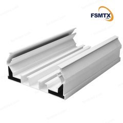 AS-SCP16 Smooth Track Embedded Installation Curtain Stretch Aluminium Material