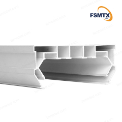 AS-SCP16 Smooth Track Embedded Installation Curtain Stretch Aluminium Material