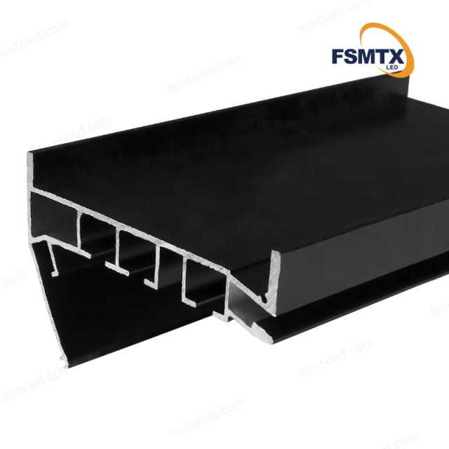 AS-SCP17 Hot-selling Smooth Track PVC Film Curtain Aluminum Profiles